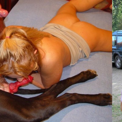 eat tail of dog